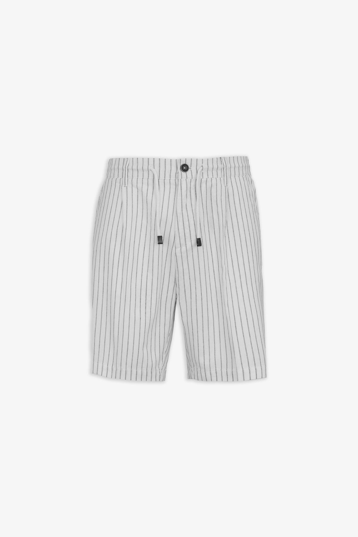 Bermuda rigato bianco-Dan John