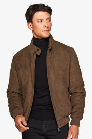 Bomber ecosuede fango-Dan John