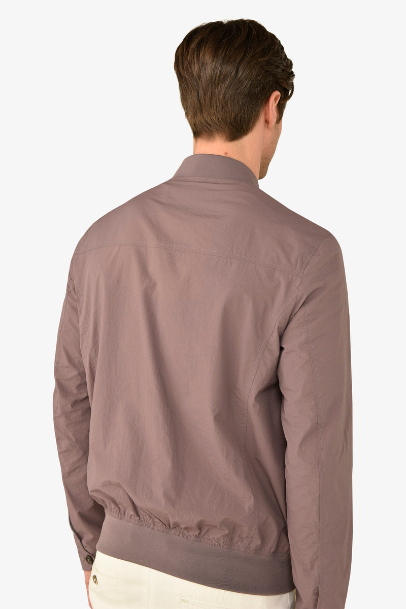 Bomber tasche con pattina melanzana-Dan John