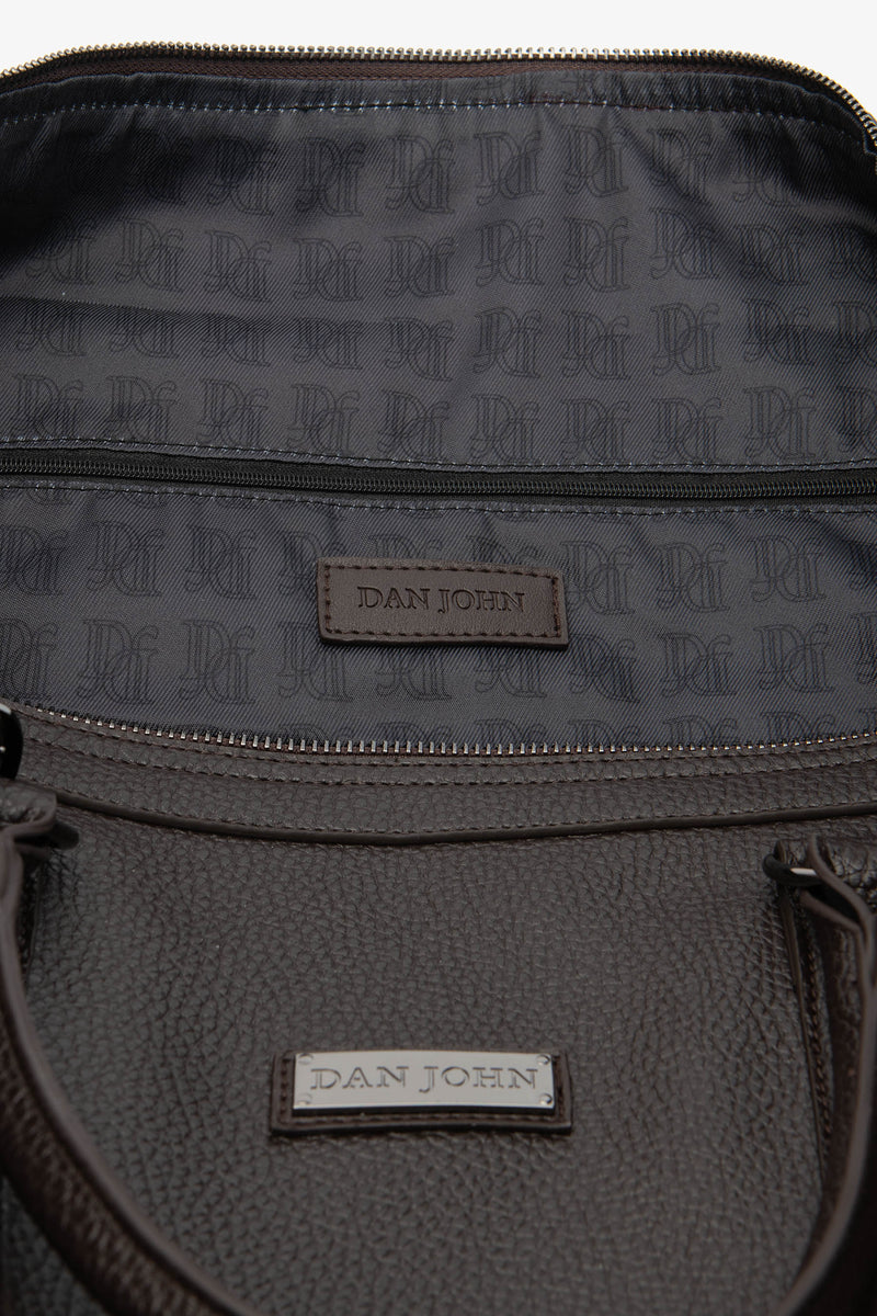 Borsone ecopelle testa di moro-Dan John