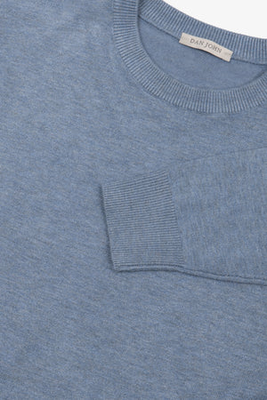 Maglia girocollo basic celeste-Dan John