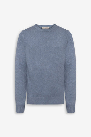 Maglia girocollo basic celeste-Dan John