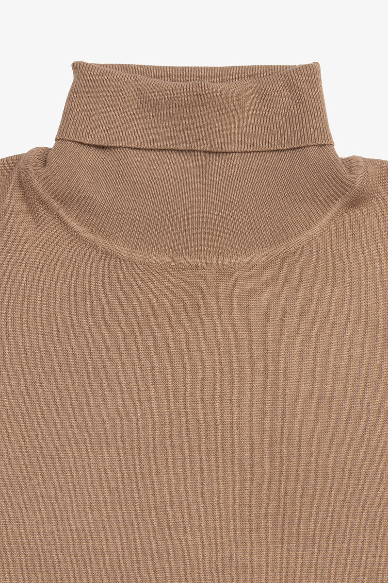 Maglia dolcevita basic cammello-Dan John