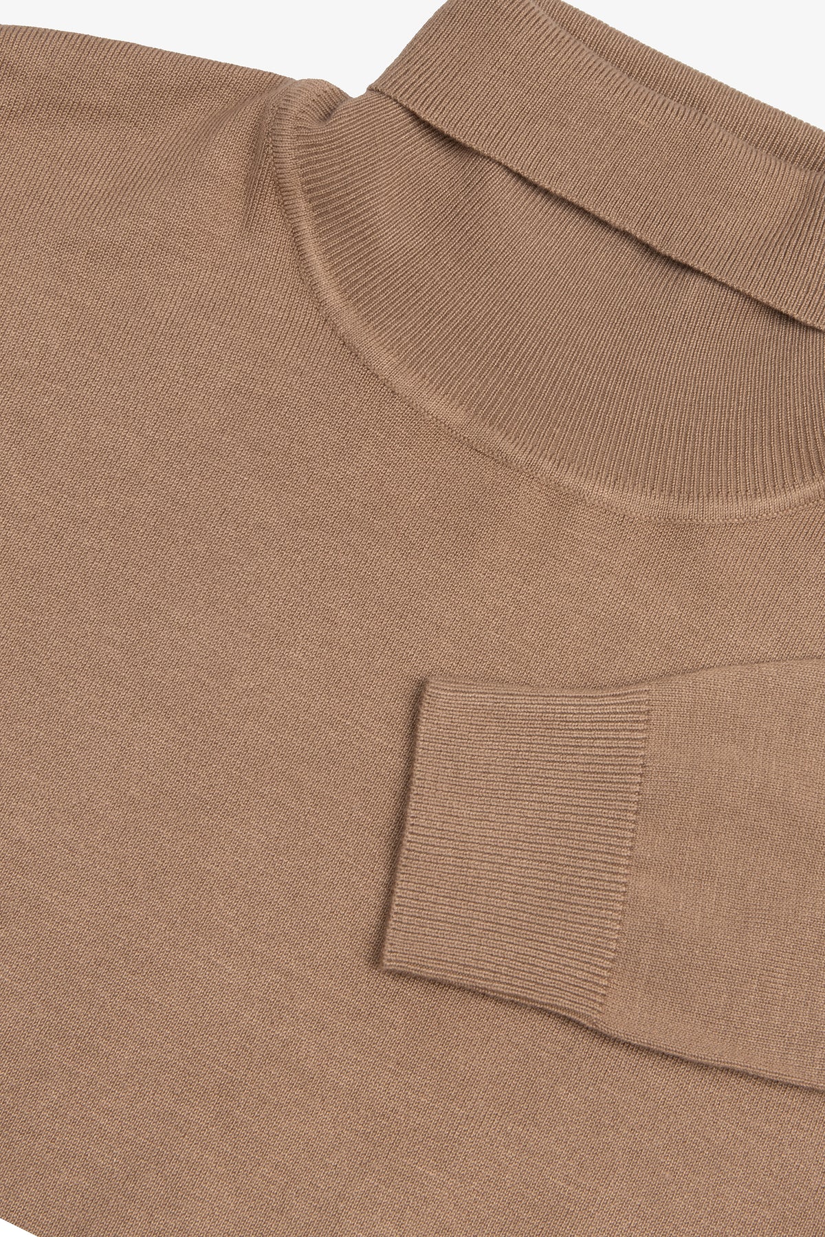 Maglia dolcevita basic cammello-Dan John