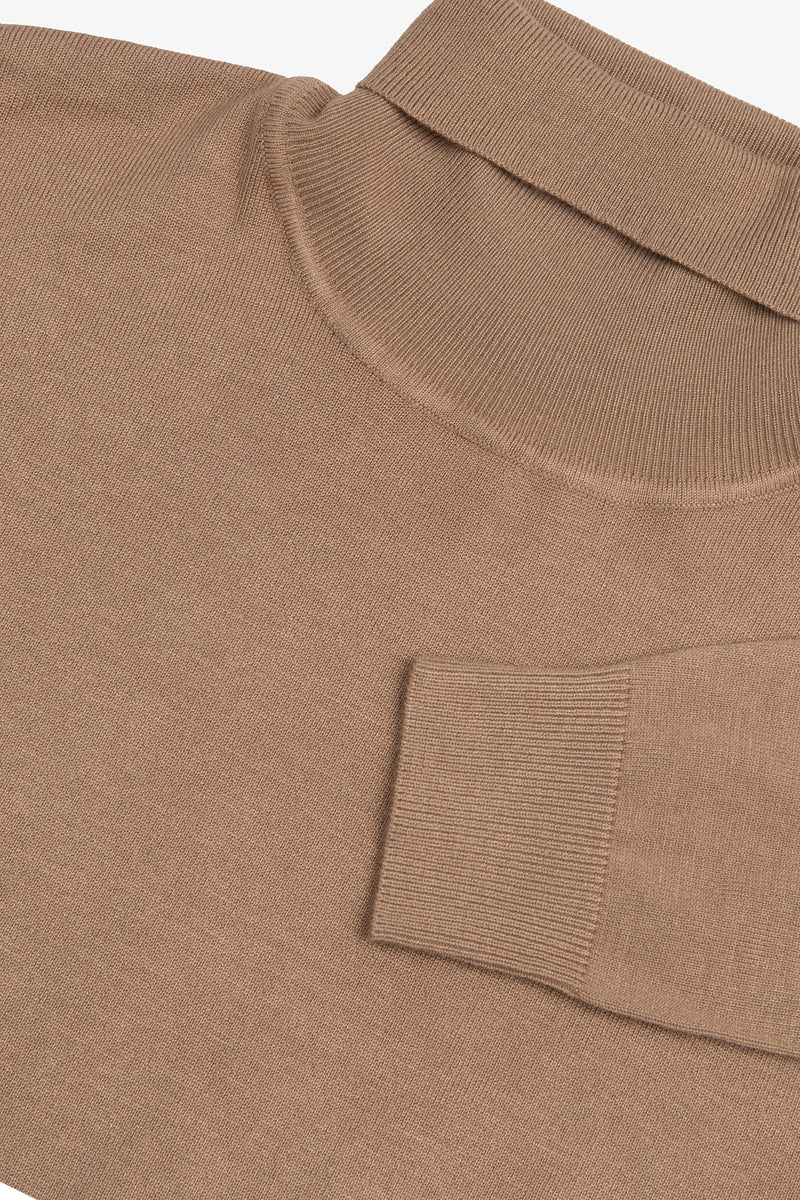 Maglia dolcevita basic cammello-Dan John