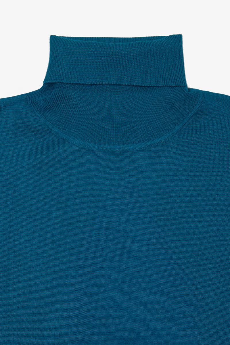 Maglia dolcevita basic petrolio-Dan John