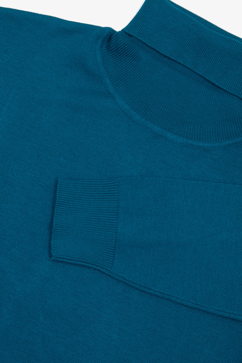 Maglia dolcevita basic petrolio-Dan John