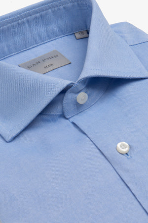 Light blue slim Oxford shirt