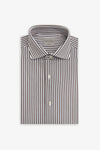 Camicia a righe moro slim-Dan John