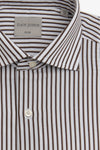 Camicia a righe moro slim-Dan John