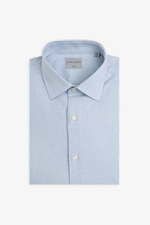 Camisa estructurada de rayas finas