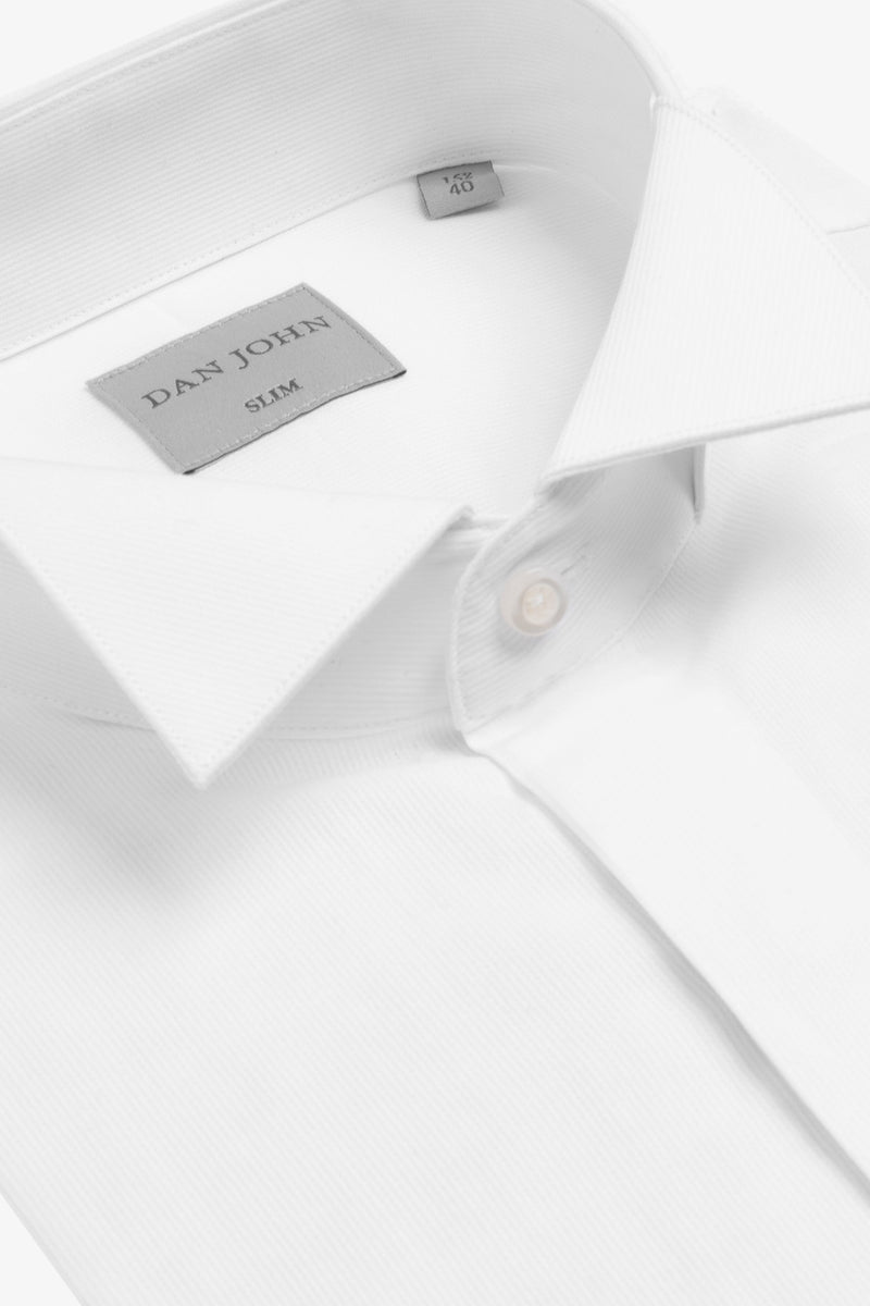 Camicia da smoking collo rialzato slim-Dan John