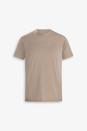 Beige light cotton t-shirt