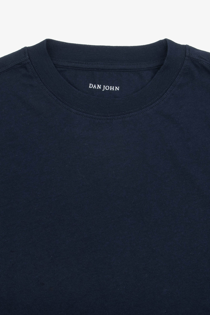 T-shirt in cotone leggero blu