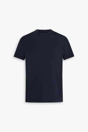 Blue light cotton t-shirt