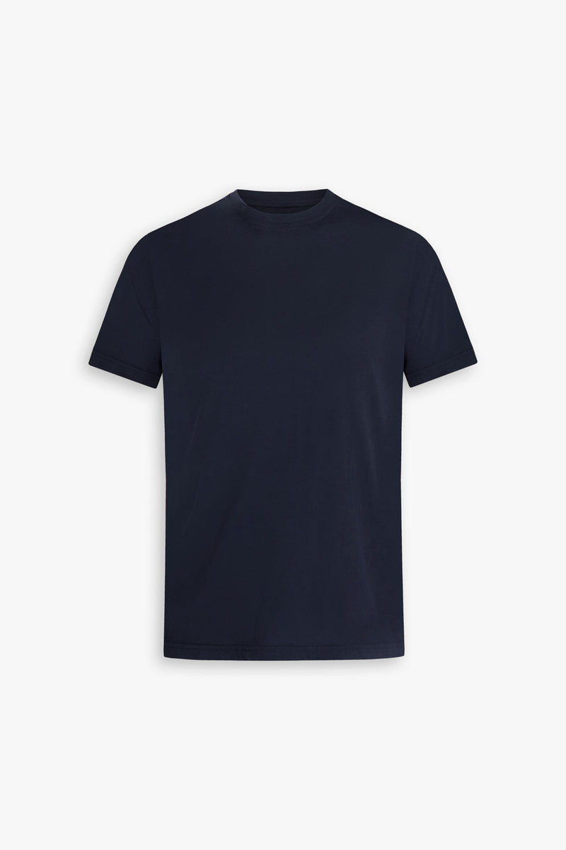 T-shirt in cotone leggero blu
