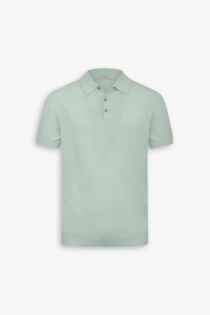Polo in maglia salvia-Dan John