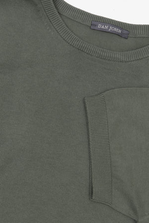 T-shirt vert en maille