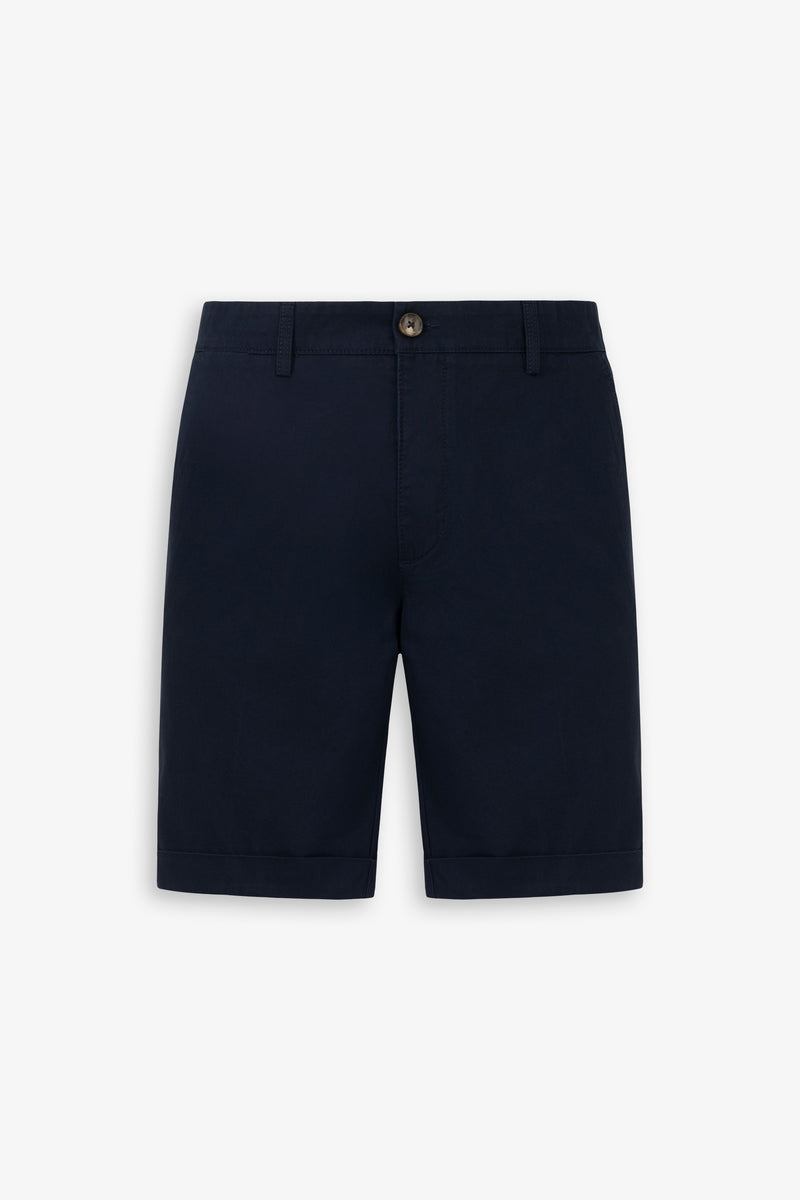Bermudas de gabardina azul