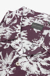 Camicia Hawaiana fantasia fiori melanzana-Dan John