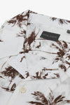 Camicia Hawaiana fantasia palme bianca-Dan John
