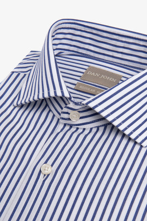 Camicia a righe royal-Dan John