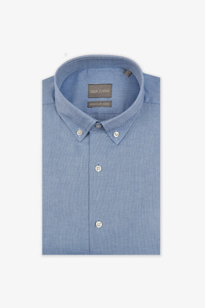 Camicia oxford button down celeste-Dan John