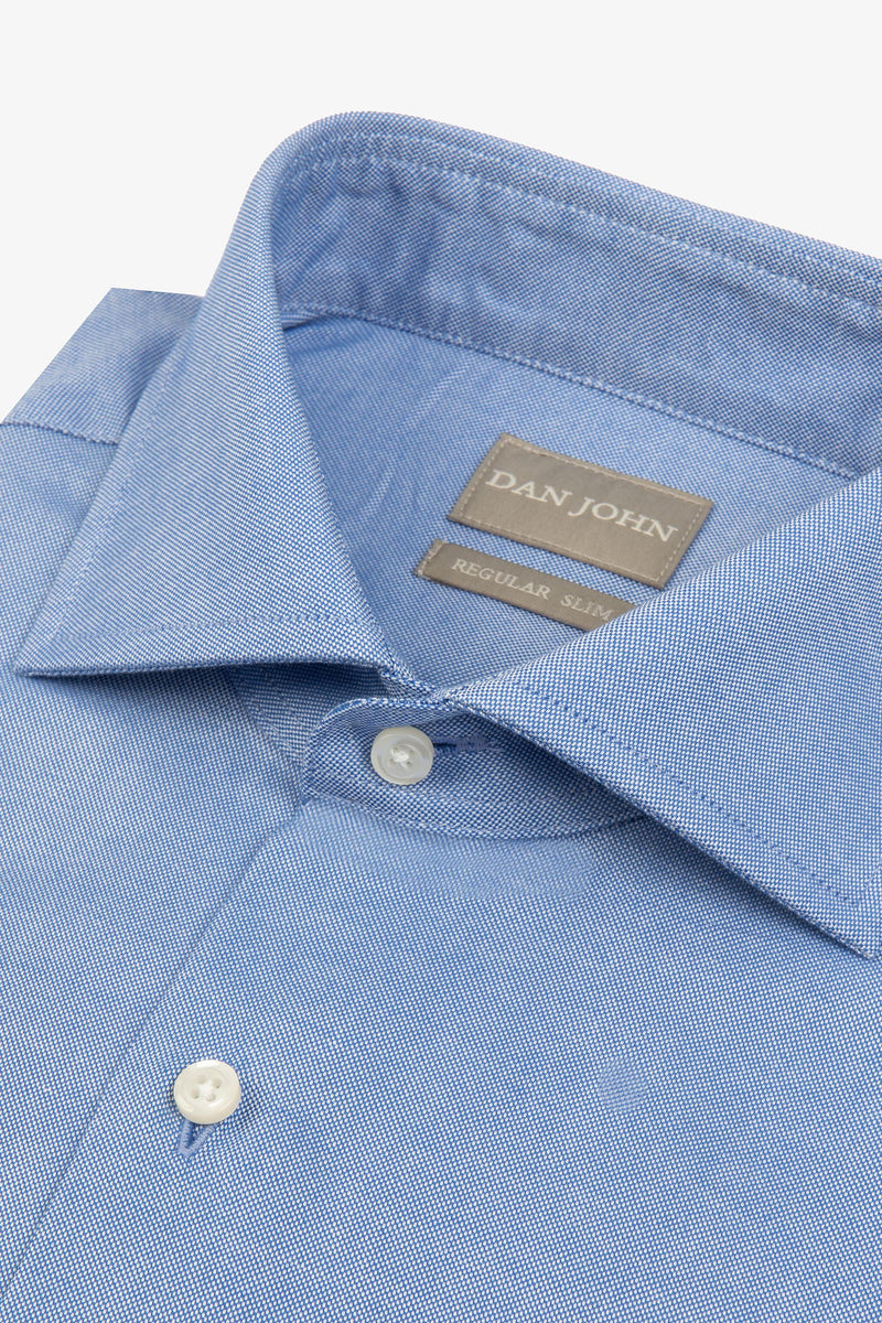 Camicia oxford celeste-Dan John