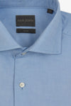 Camicia oxford celeste slim-Dan John
