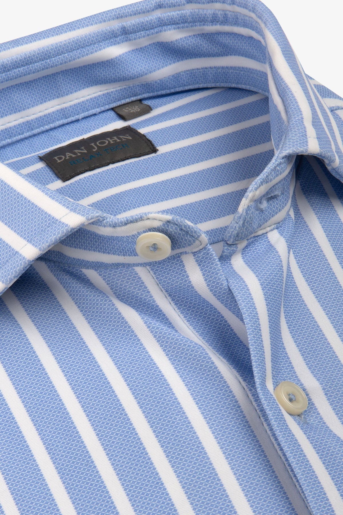 Camicia relax tech a righe slim-Dan John
