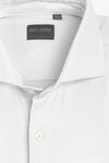 Camicia relax tech bianca slim-Dan John
