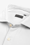 Camicia relax tech bianca slim-Dan John
