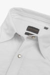 Camicia western jersey bianca slim-Dan John
