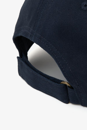 Cappello con visiera e ricamo blu-Dan John