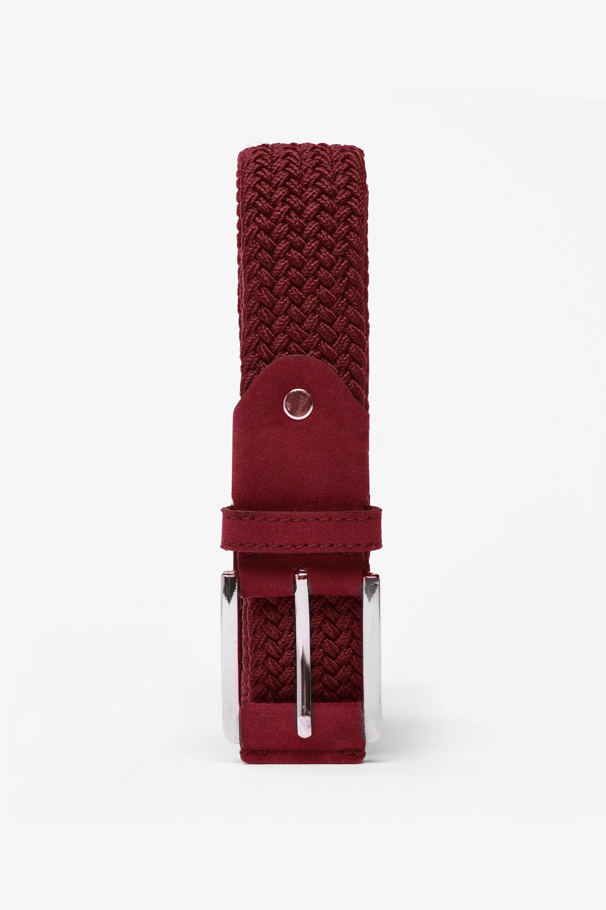 Cintura sportiva elastica intrecciata rosso-Dan John