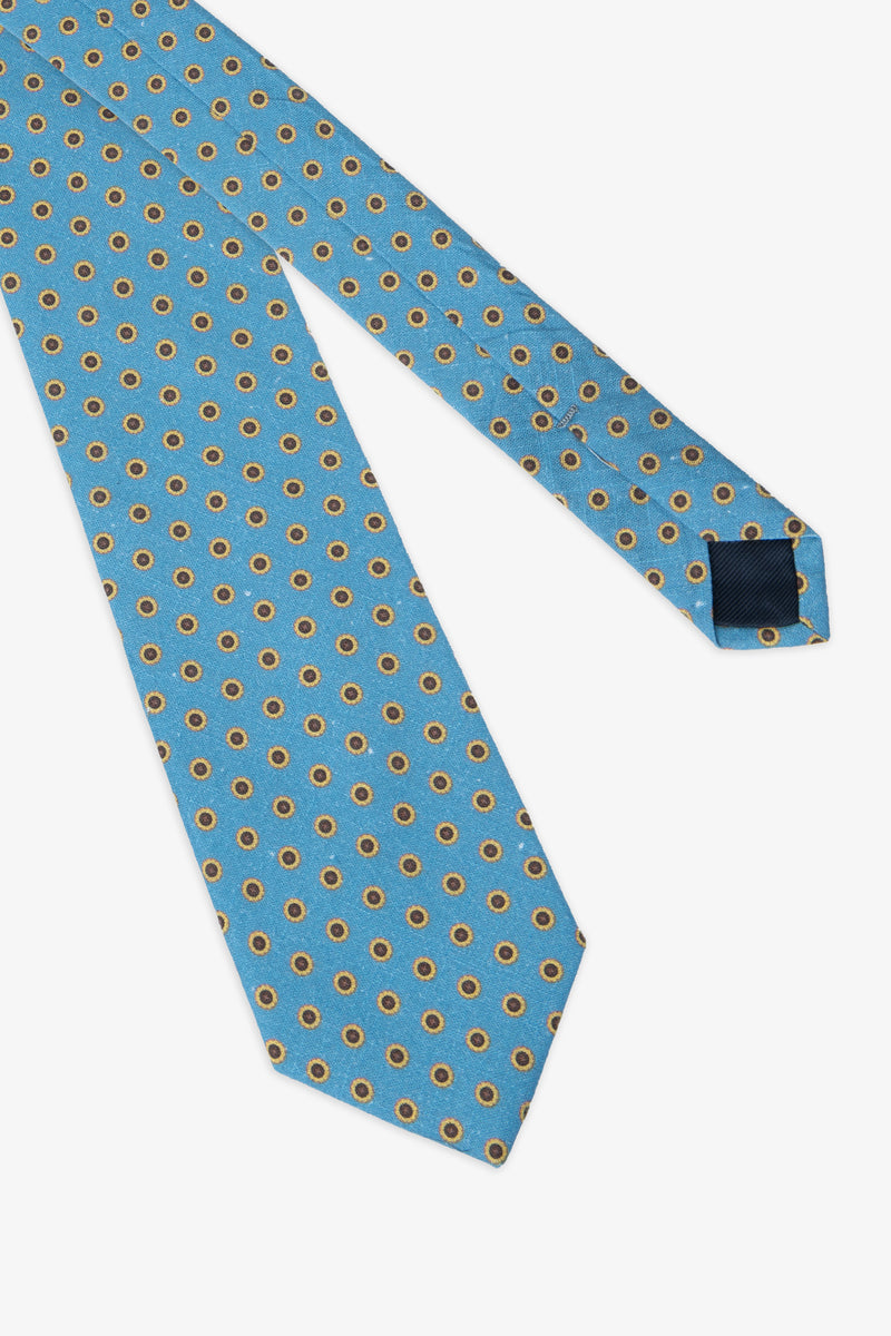 Cravatta disegno fiore avion-Dan John