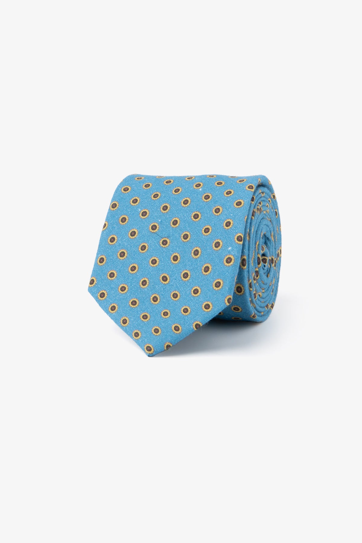 Cravatta disegno fiore avion-Dan John