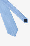 Cravatta fantasia micropuntino azzurro-Dan John