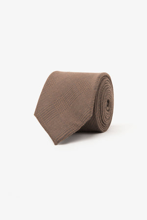 Cravatta jacquard Galles fango-Dan John