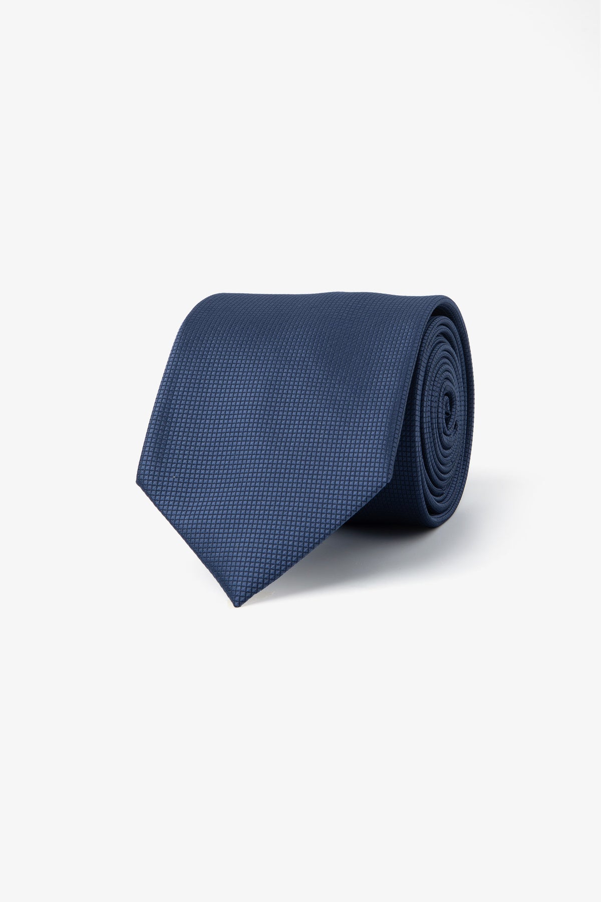 Cravatta microfantasia blu-Dan John