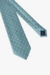 Cravatta microfantasia verde-Dan John