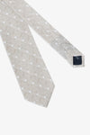 Cravatta misto lino pois beige-Dan John