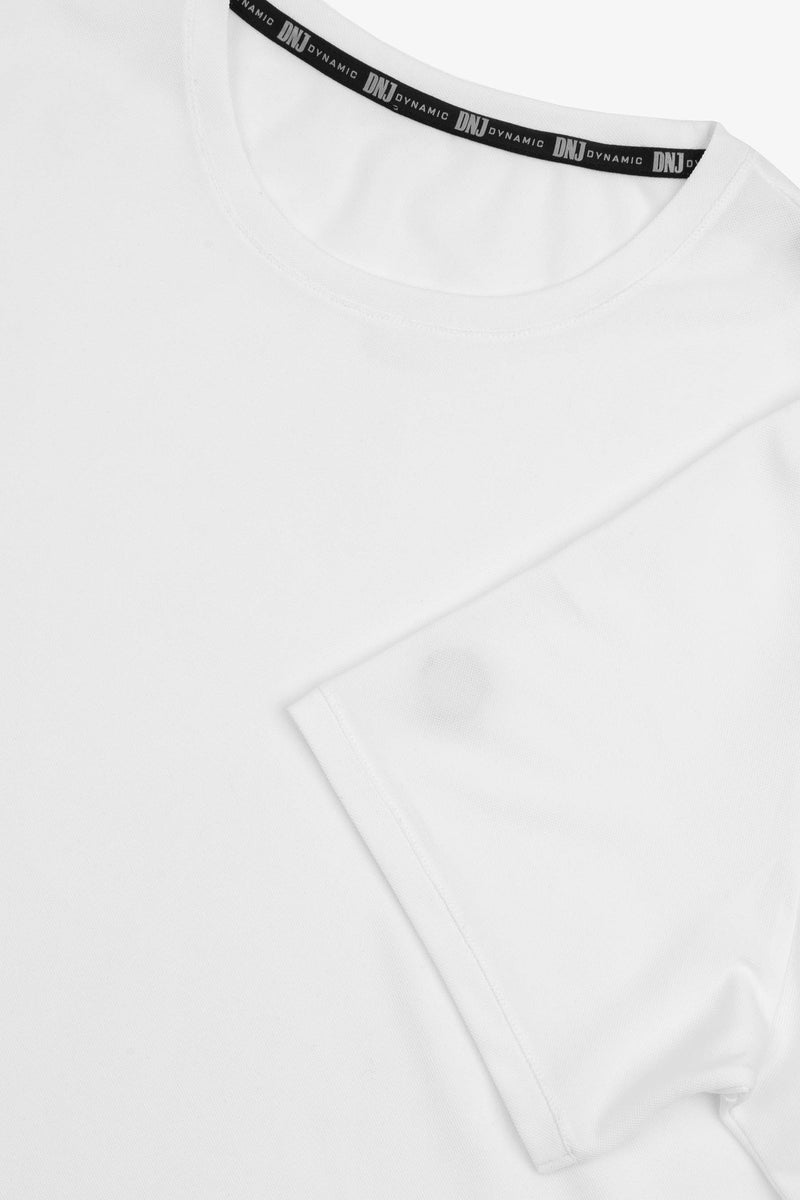 T-shirt tecnica basic bianca DNJ-Dan John