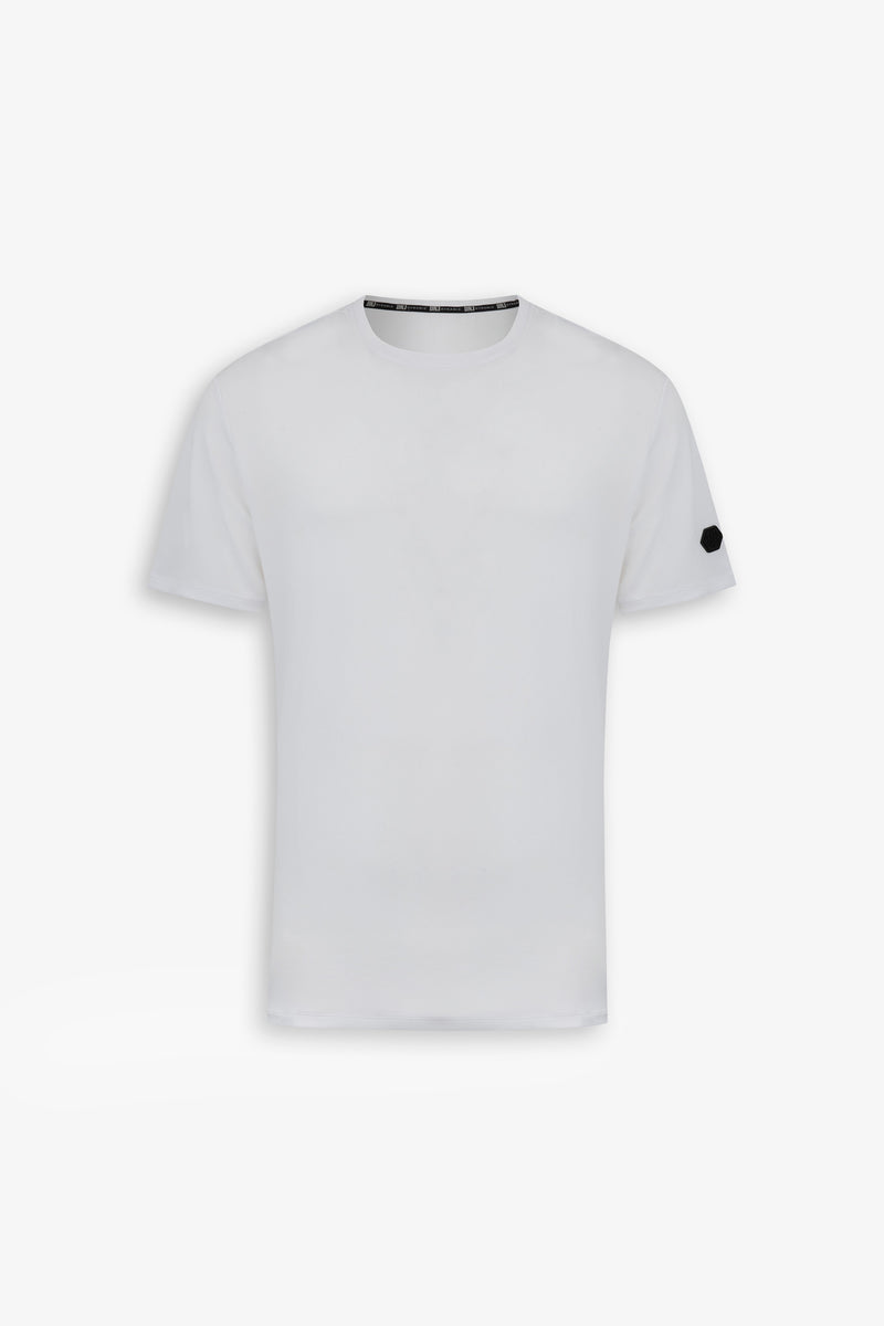 T-shirt tecnica basic bianca DNJ-Dan John