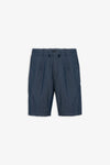 Bermuda con laccio rigato denim-Dan John