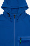 Felpa tecnica full zip con cappuccio DNJ royal-Dan John