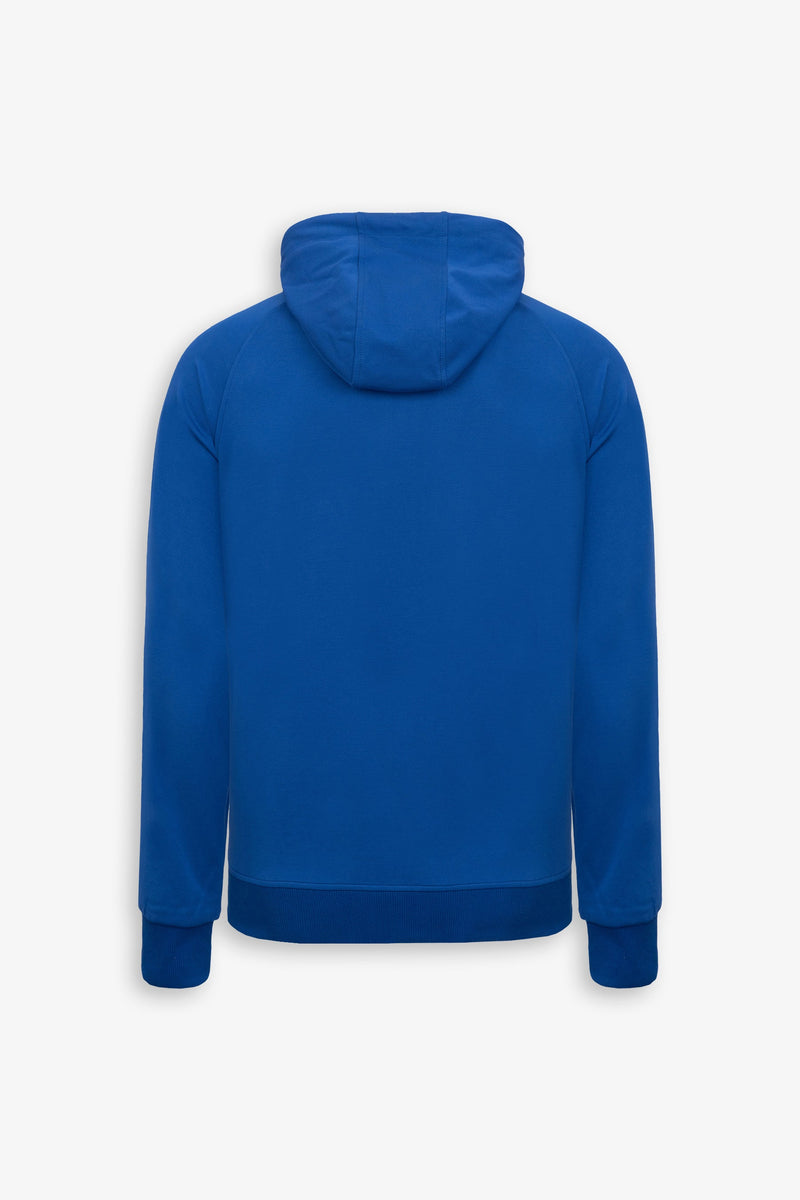 Felpa tecnica full zip con cappuccio DNJ royal-Dan John