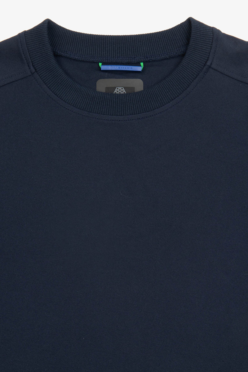 Felpa tecnica girocollo DNJ blu-Dan John