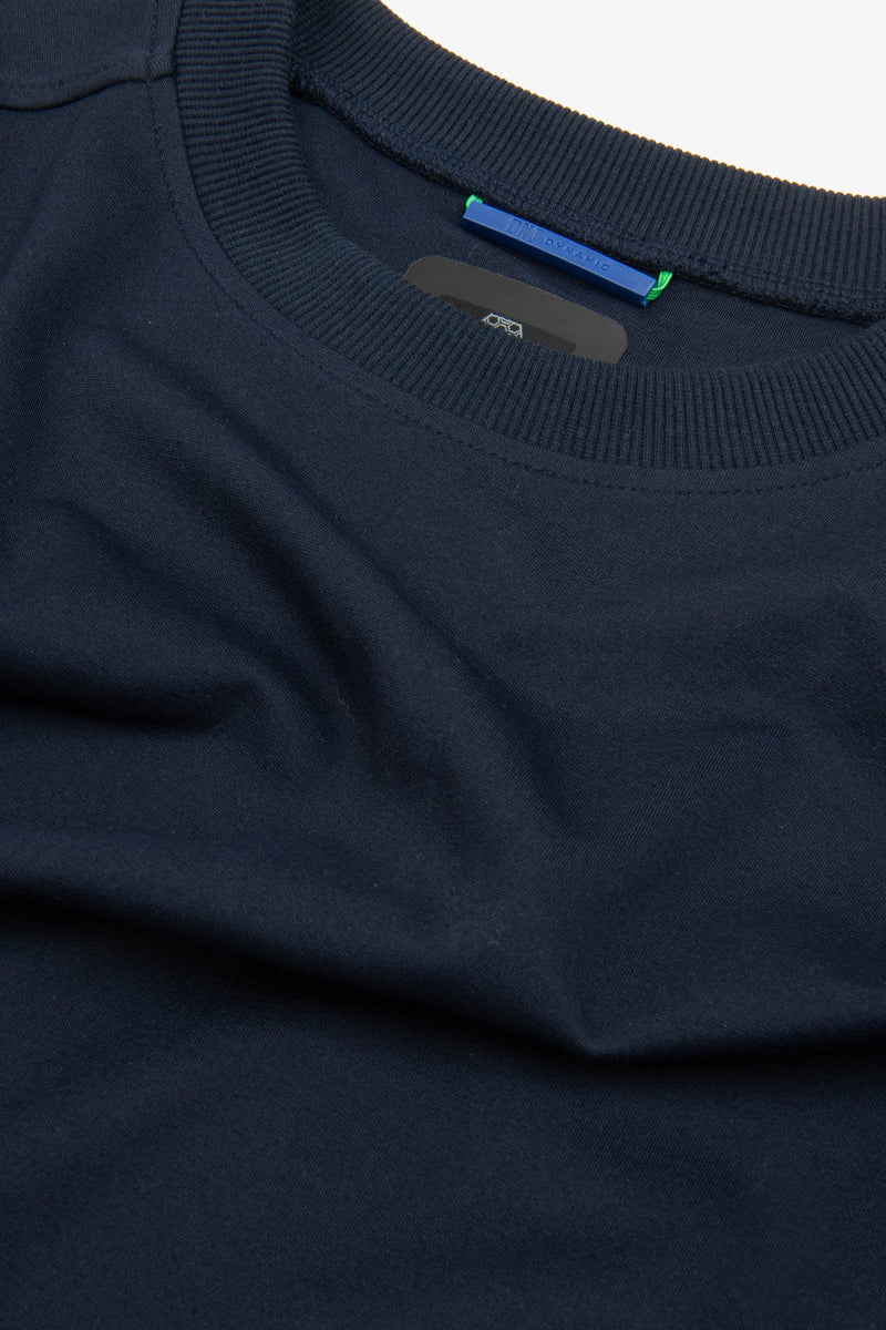 Felpa tecnica girocollo DNJ blu-Dan John