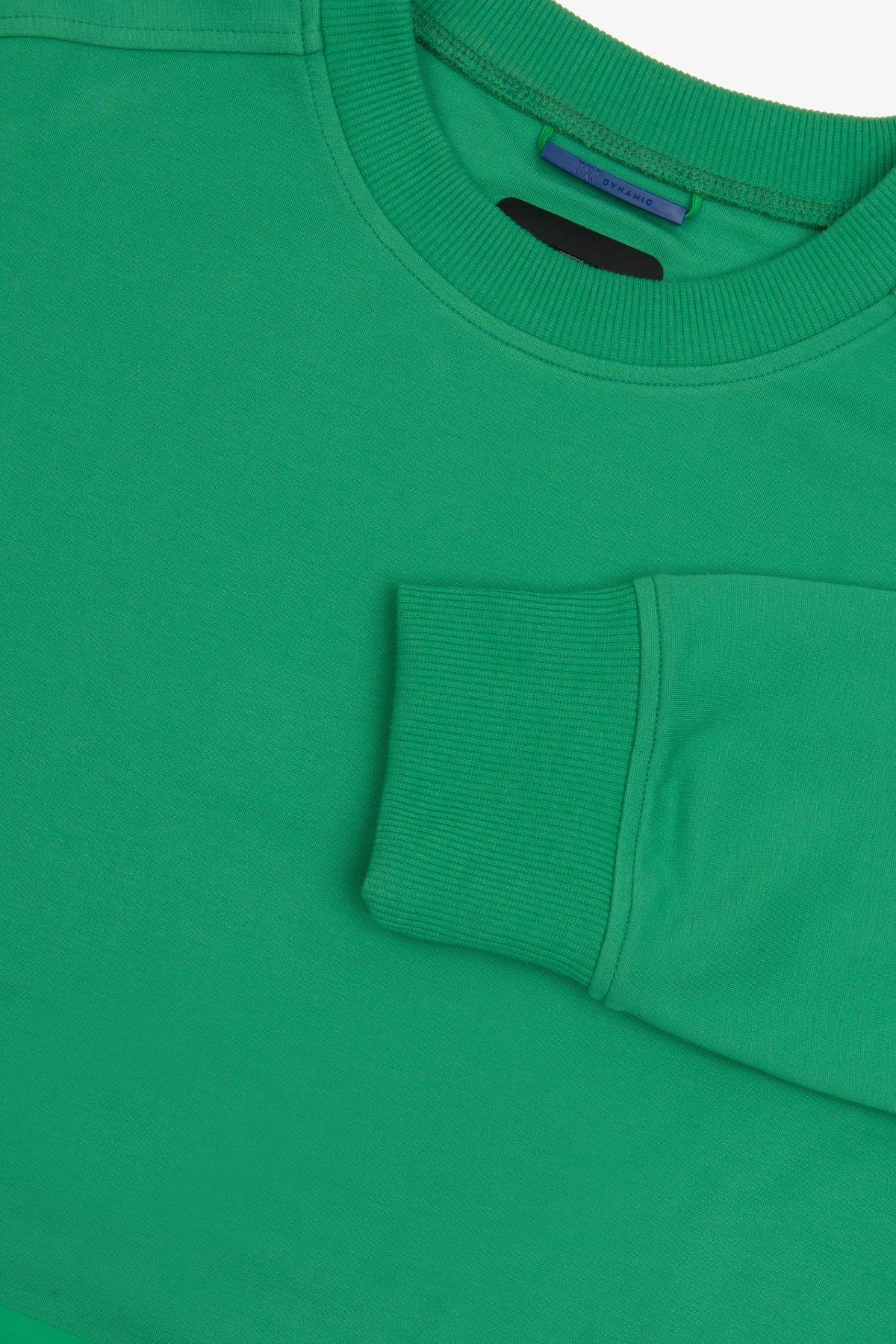 Felpa tecnica girocollo DNJ verde-Dan John